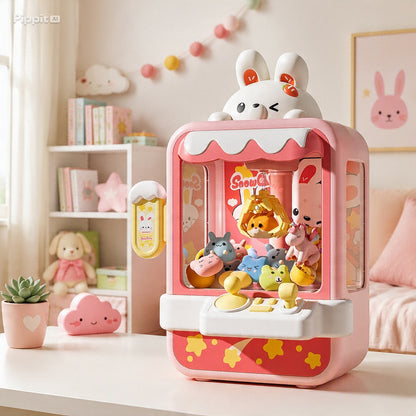 Máquina de Garras Grande para Niños — Arcade con Muñecos y Cápsulas Sorpresa