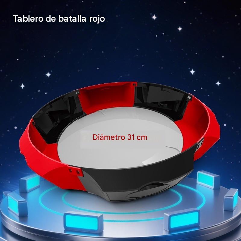 Peonza de Batalla Luminosa — Set de Combate con Lanzador