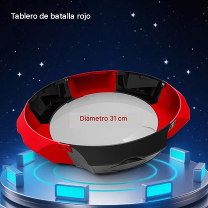 Peonza de Batalla Luminosa — Set de Combate con Lanzador