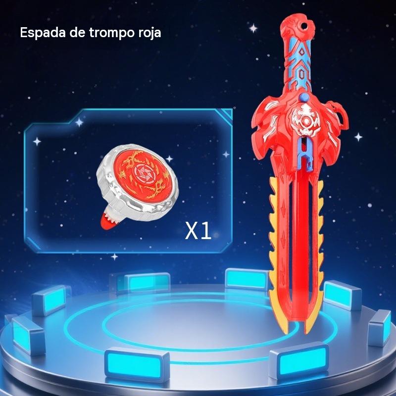 Peonza de Batalla Luminosa — Set de Combate con Lanzador