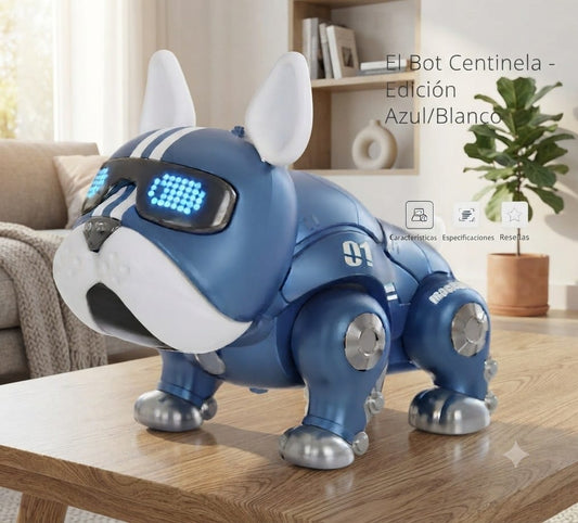 Perro Robot Inteligente con Sensor Táctil — Luces, Música y Baile