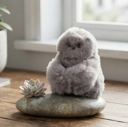 Búho Interactivo de Peluche — Gira la Cabeza, Canta e Imita Voces