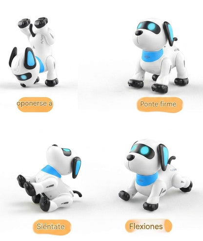 Perro Robot Inteligente con Control Remoto — Voz, Baile y Programación