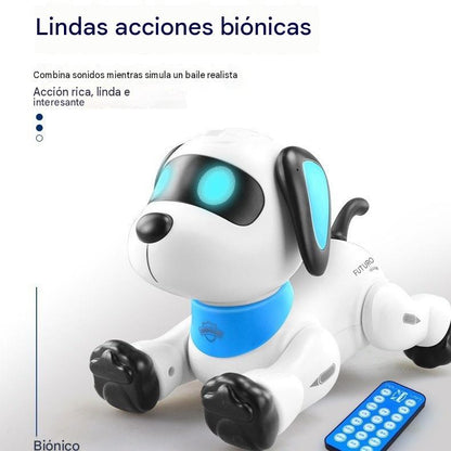 Perro Robot Inteligente con Control Remoto — Voz, Baile y Programación