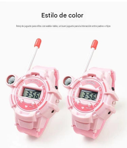 Relojes Walkie-Talkie para Niños (Pack 2) — Llamadas Inalámbricas HD de Larga Distancia