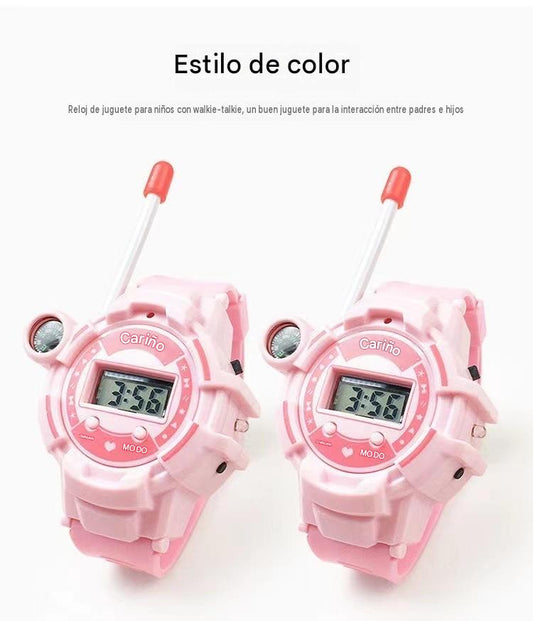 Relojes Walkie-Talkie para Niños (Pack 2) — Llamadas Inalámbricas HD de Larga Distancia