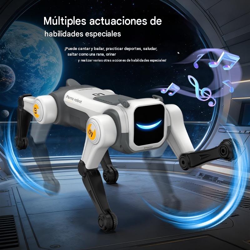 Perro Robot Inteligente con IA — Bluetooth, Conversación Multilingüe y Control Remoto