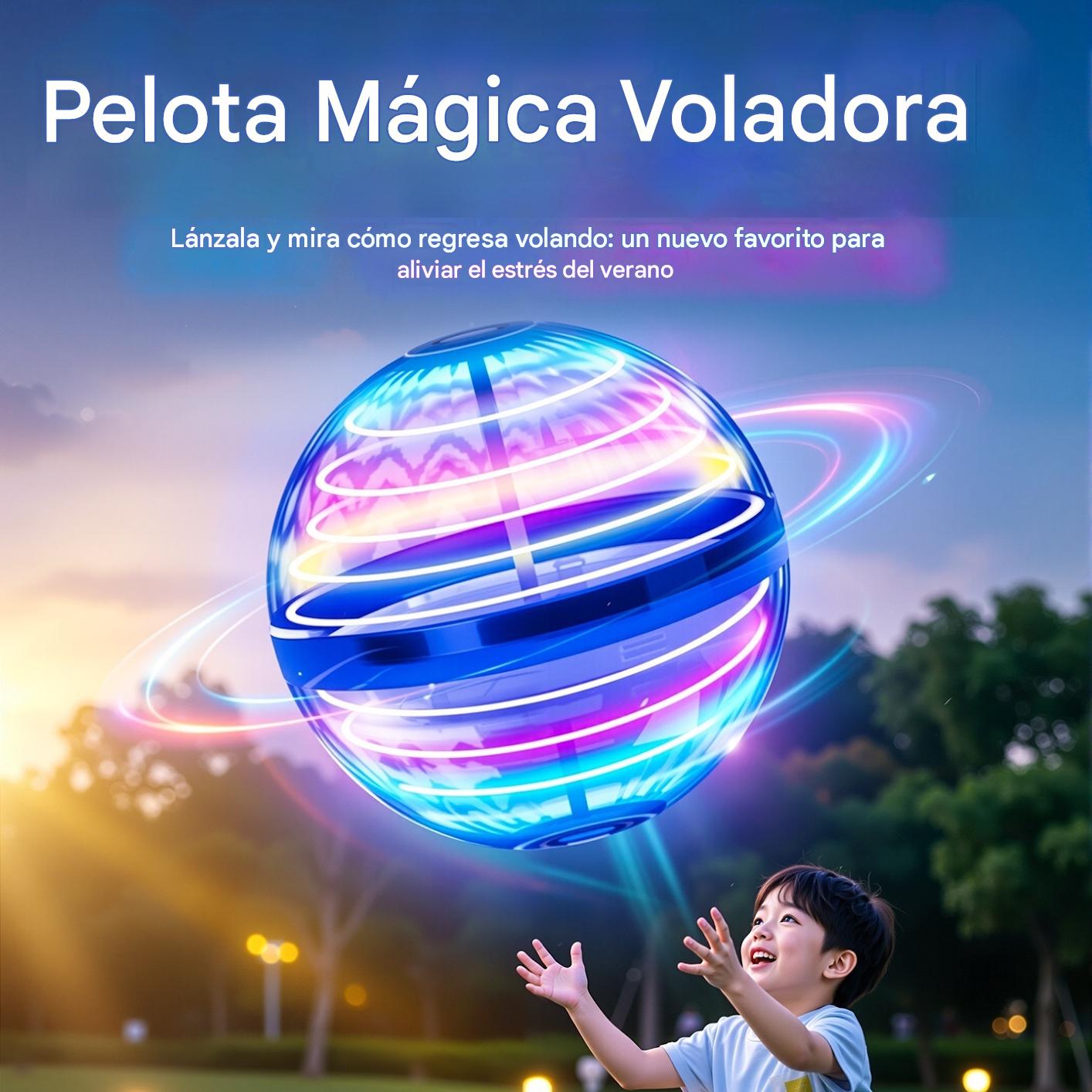Pelota Voladora Inteligente con Sensor — Bola OVNI con Luces LED