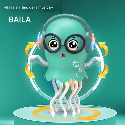 Pulpo Mágico Bailarín — Juguete Interactivo con Luces y Sensor